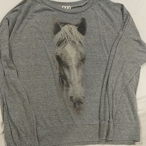Haute Hippie Horse Sweatshirt